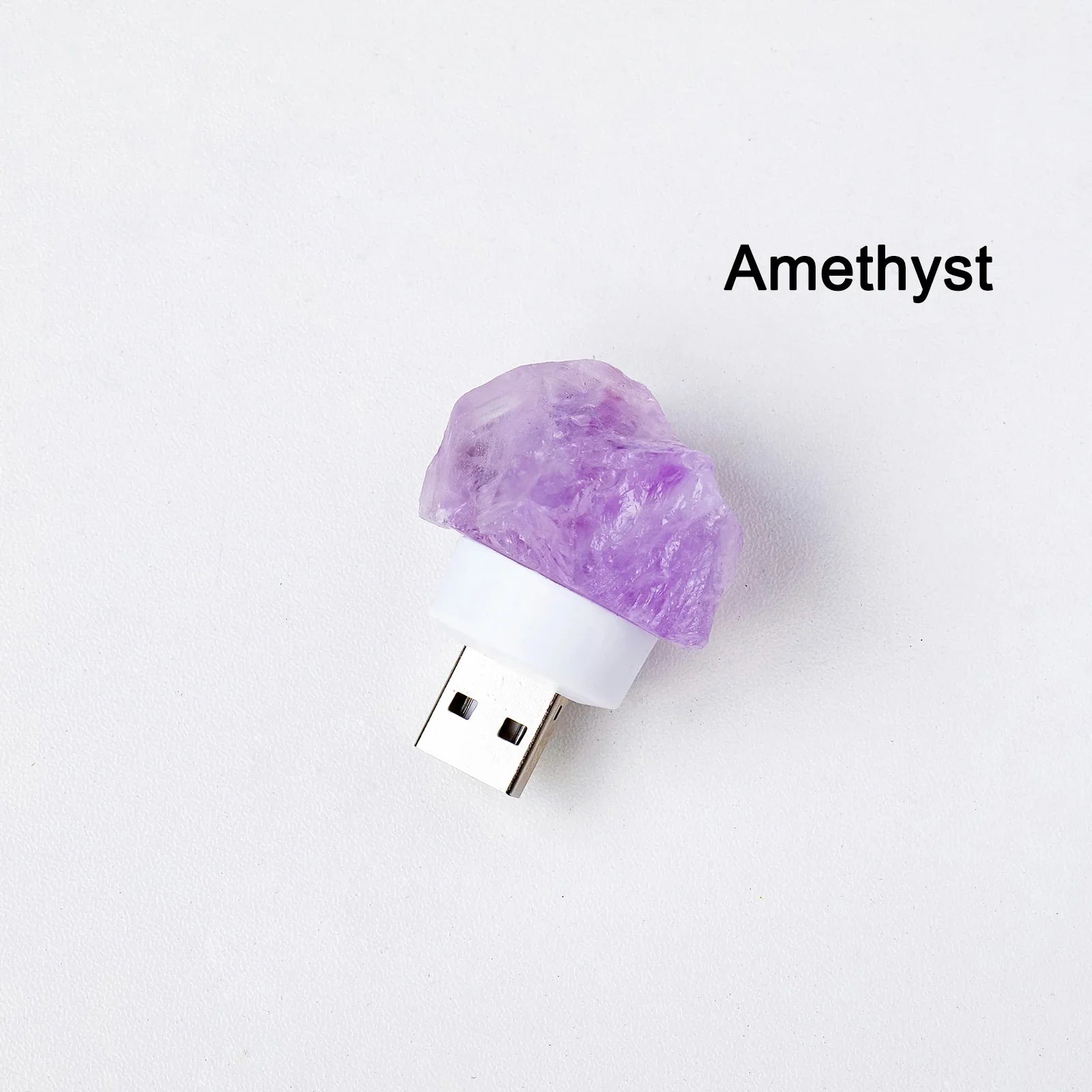 Raw Stone Crystal Night Light