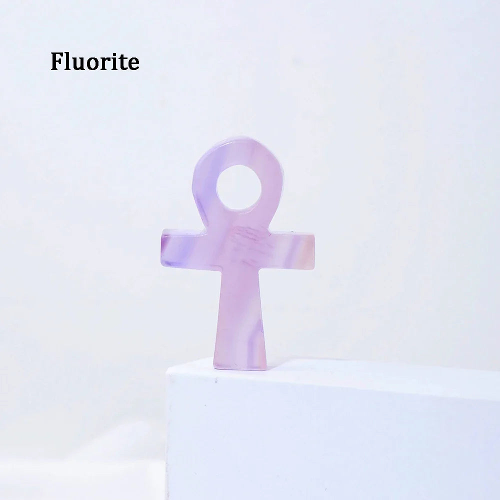 Ankh Cross Crystal Egyptian Key of Life for Pendant Gift