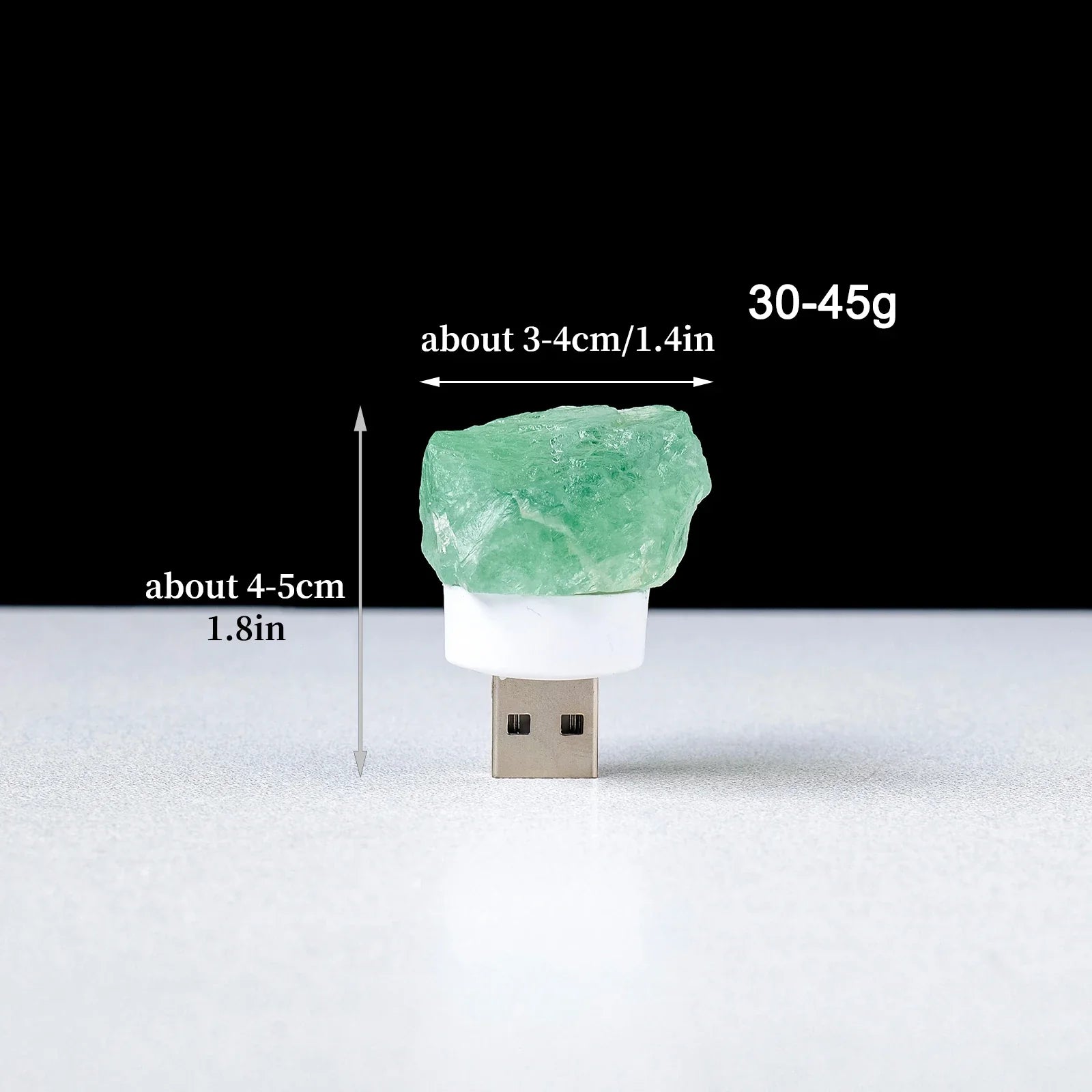 Raw Stone Crystal Night Light