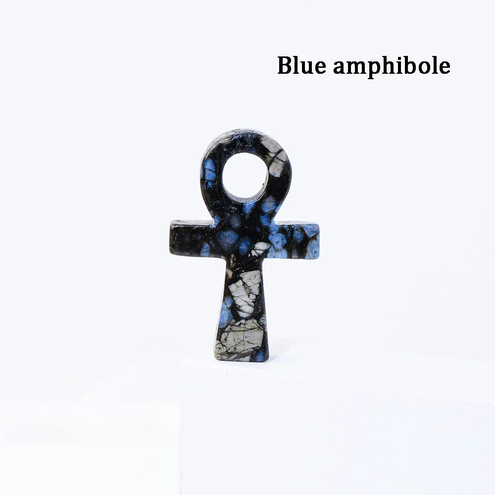 Ankh Cross Crystal Egyptian Key of Life for Pendant Gift