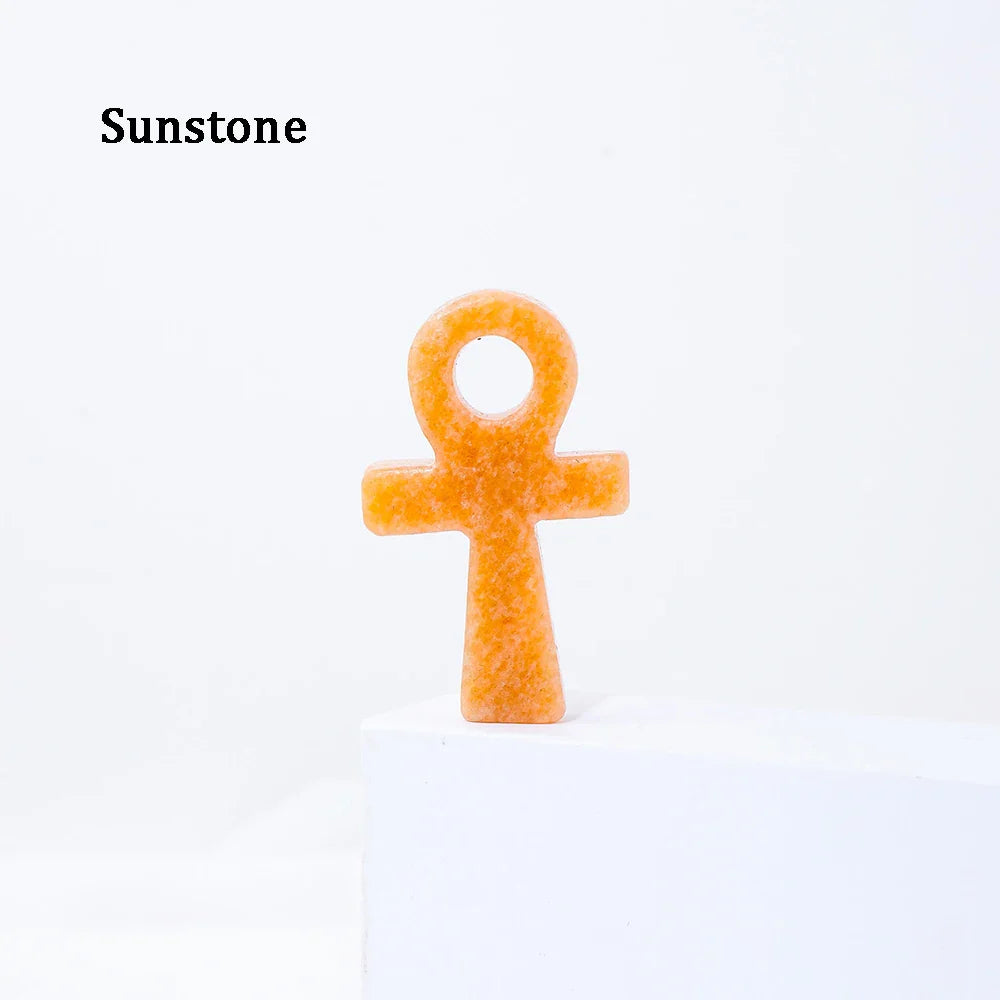 Ankh Cross Crystal Egyptian Key of Life for Pendant Gift